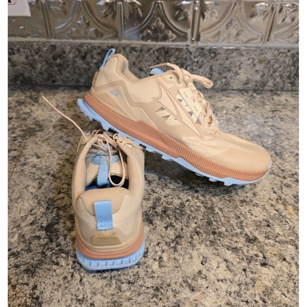 Altra Long Peak 7 Womens Trail Running Shoes Size 10 Tan Sneakers AL0A7R7G922